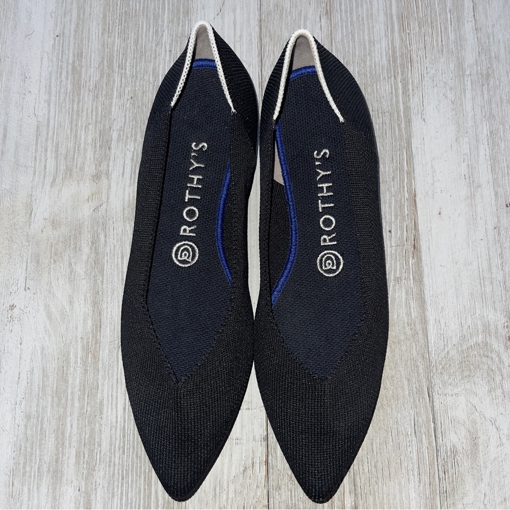 Rothy’s Black Pointed Toe Flats